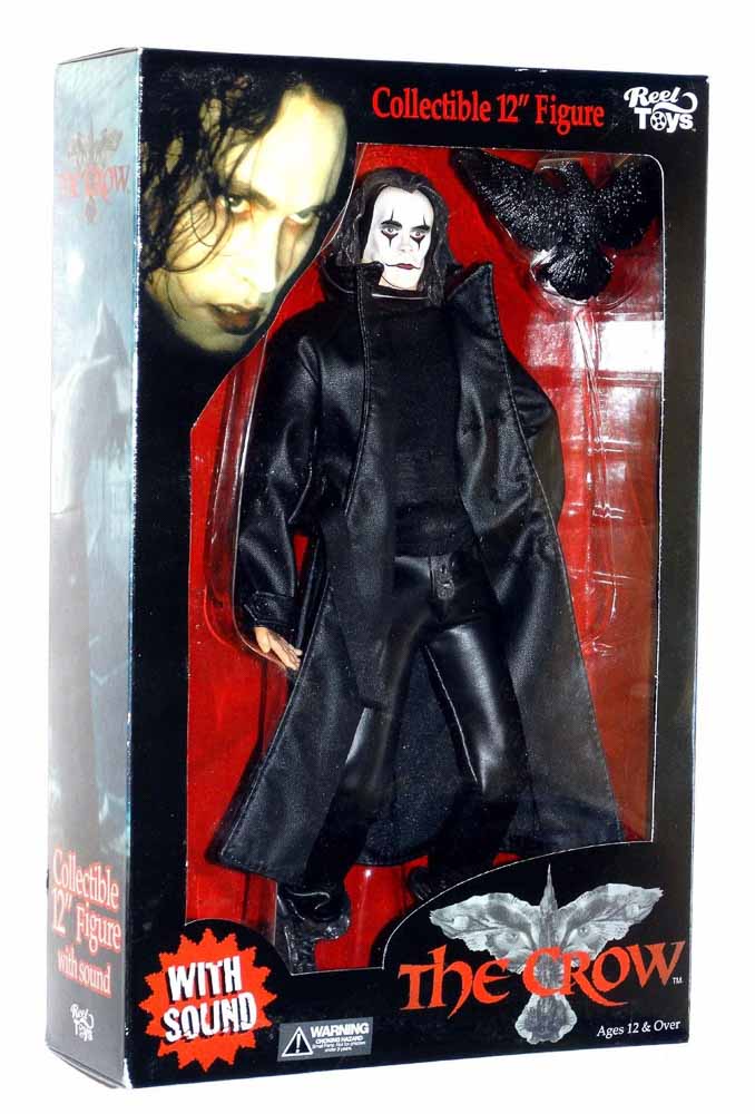 The Crow 12 Inch Figure with Sound Reel Toys - Main Image
