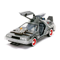 Back to the Future Part III - Time Machine Raw Metal 1:24 Scale Hollywood Ride