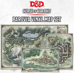 D&D Curse of Strahd Barovia Vinyl Map Set