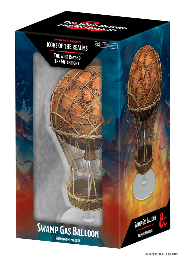 D&D Icons of the Realms Miniatures The Wild Beyond the Witchlight Swamp Gas Balloon Premium