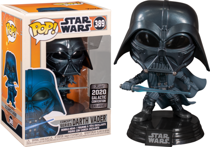 Concept Series Darth Vader #389 2020 Galactic Con Exclusive Star Wars Pop! Vinyl