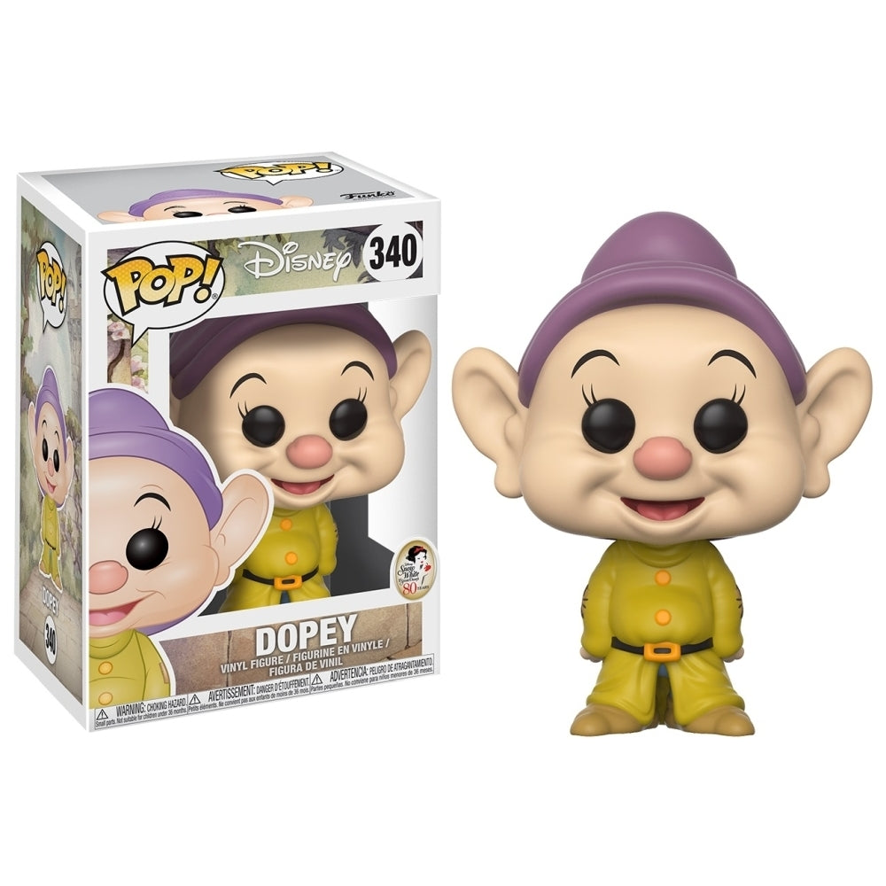 Dopey #340 Snow White and the Seven Dwarfs 80 Years Disney Pop! Vinyl