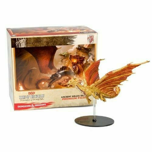 Dungeons & Dragons Fantasy Miniatures Case Incentive Huge Brass Dragon