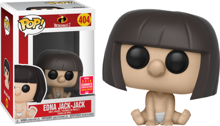 Edna Jack-Jack #404 SDCC 2018 Exclusive Incredibles 2 Pop! Vinyl