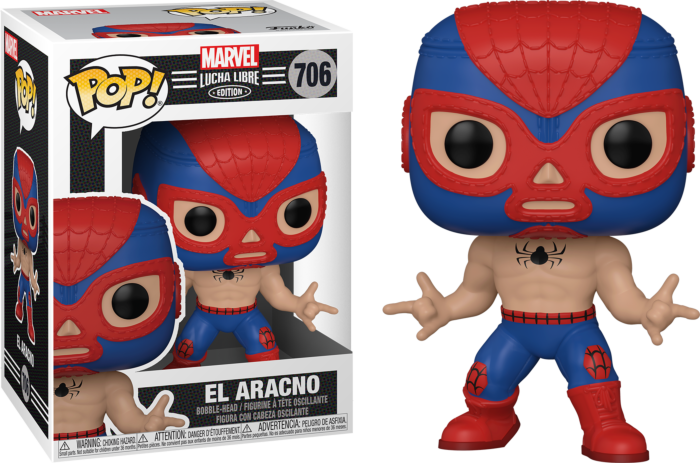 El Aracno #706 Marvel Lucha Libre Edition Pop! Vinyl