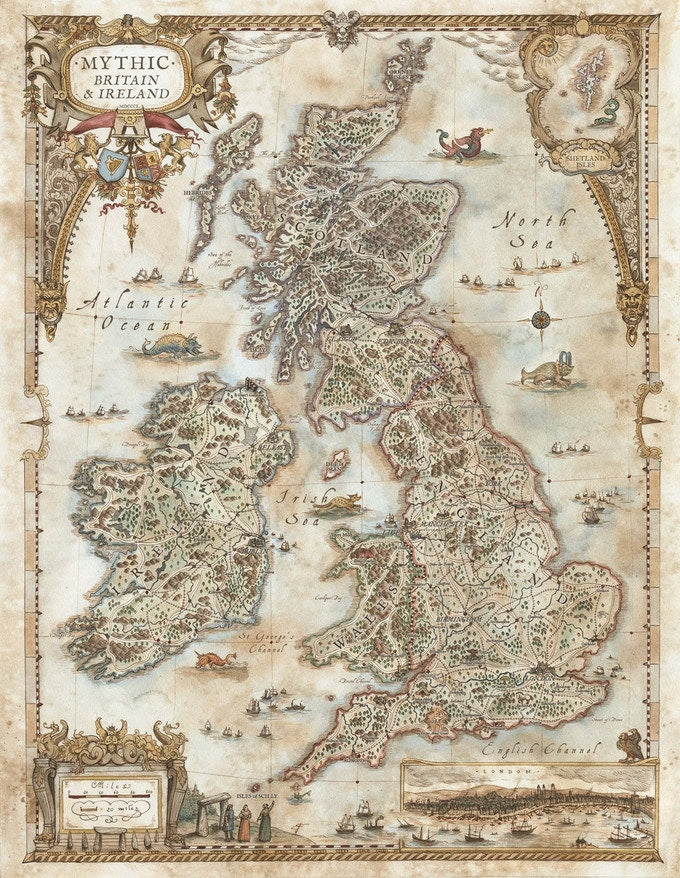 Mythic Britain & Ireland Maps & Handouts - Vaesen RPG