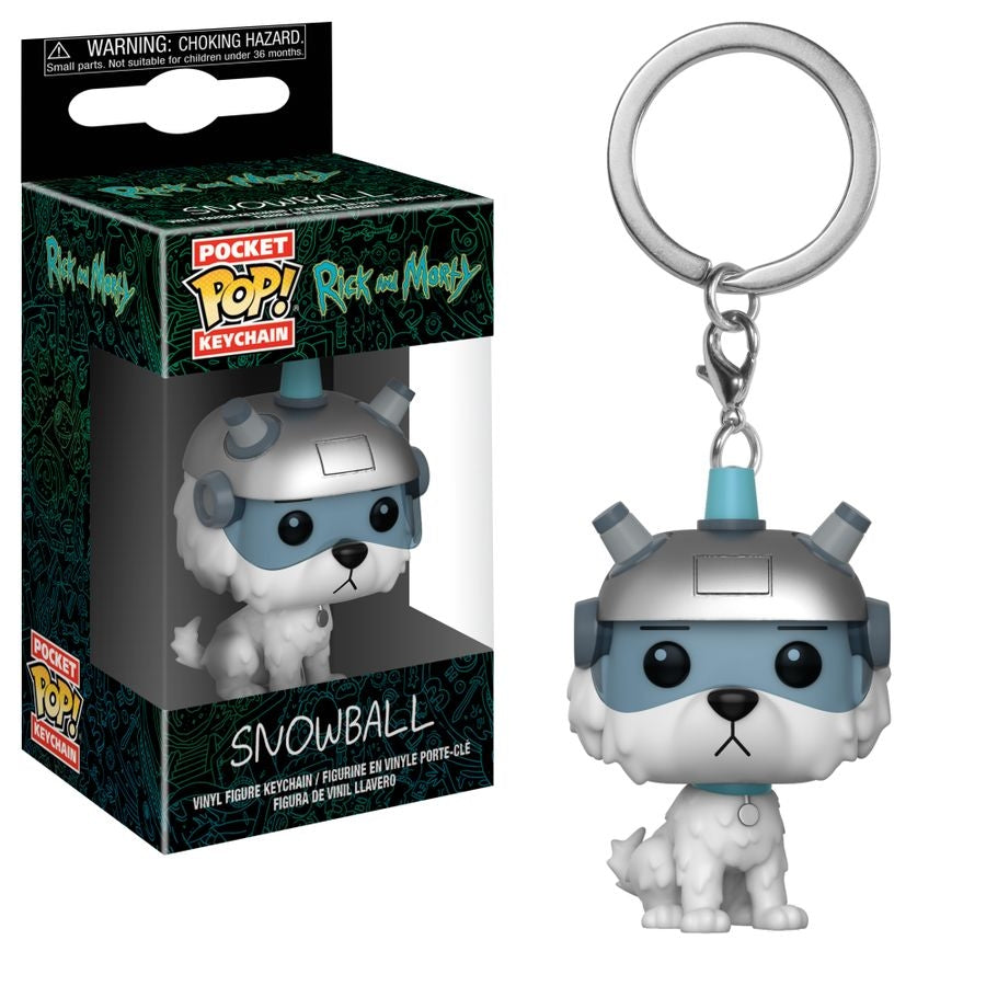 Rick & Morty - Snowball Pop! Keychain