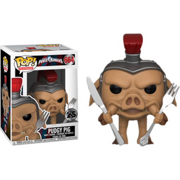 Pudgy Pig (25th Anniversary) #664 Power Rangers Pop! Vinyl