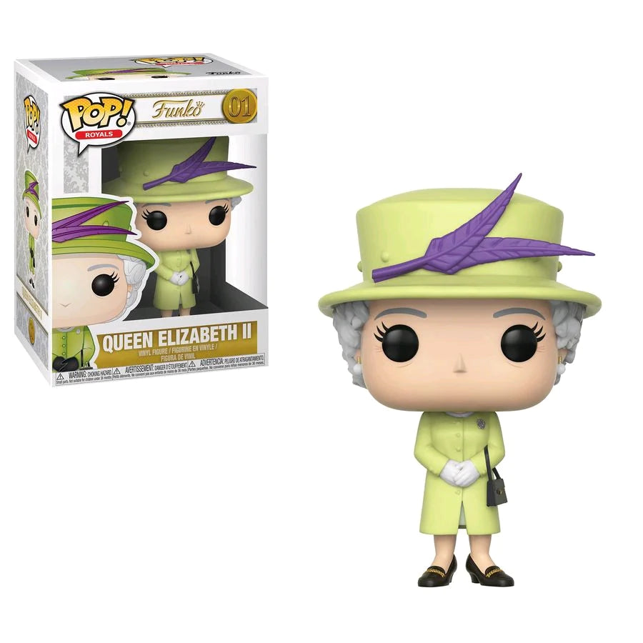 Queen Elizabeth II (Green Dress) #01 The Royal Family Pop! Vinyl