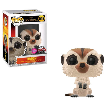 Timon (Flocked Special Edition) #549 Disney The Lion King Pop! Vinyl
