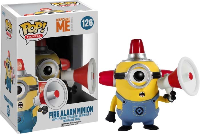 Fire Alarm Minion #126 Despicable Me Pop! Vinyl