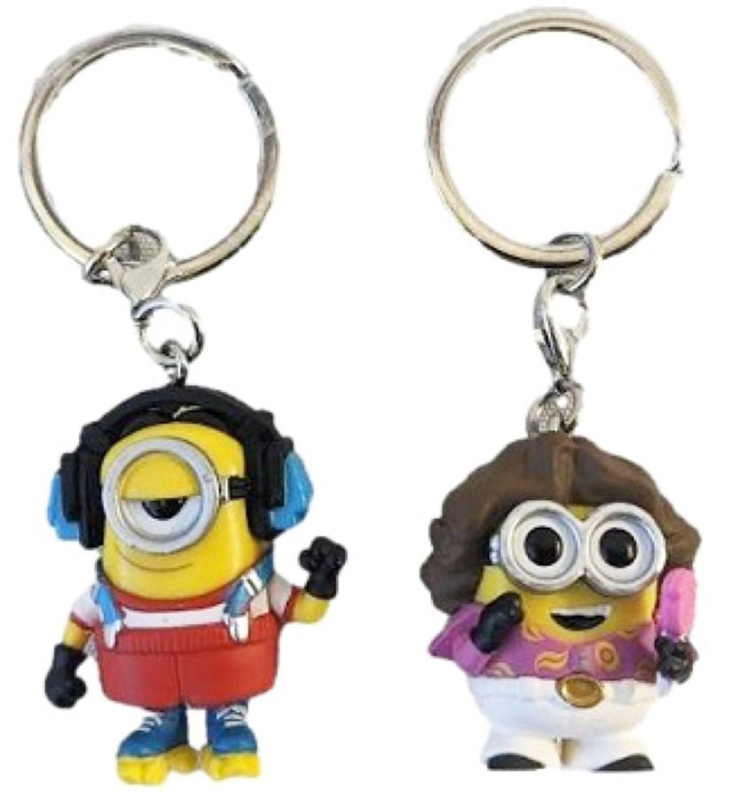 Minions 2 - 70's Stuart & Bob Pop! Keychain 2pk RS