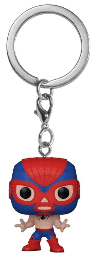 SpiderMan - Luchadore SpiderMan Pop! Keychain