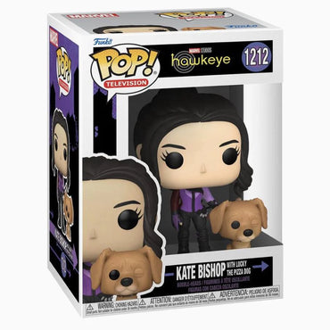 Kate Bishop with Lucky the Pizza Dog #1212 Hawkeye Pop! Vinyl