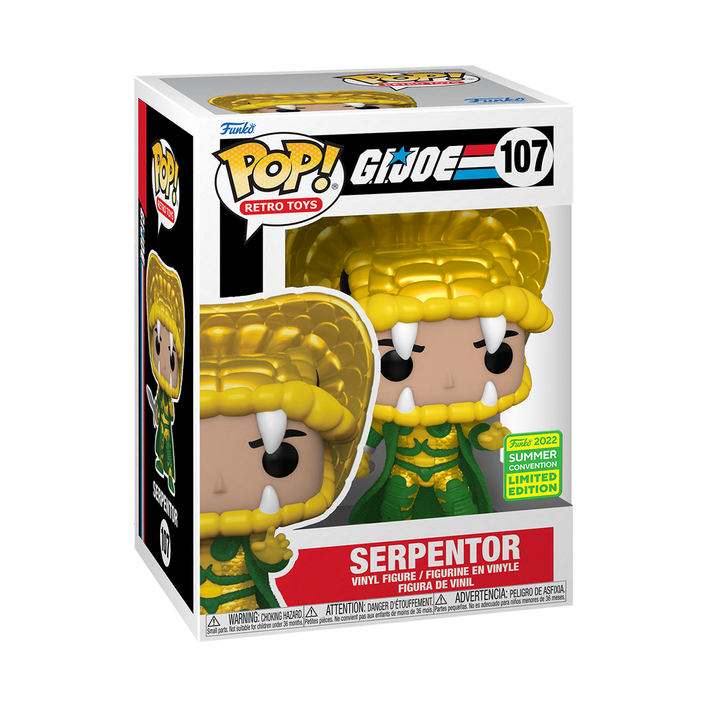 Serpentor (Special Edition) #107 G.I. JOE Pop! Vinyl