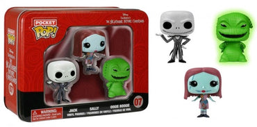 Jack/Sally/Oogie Boogie 3 Pack The Nightmare Before Christmas Pocket Pop! Vinyl