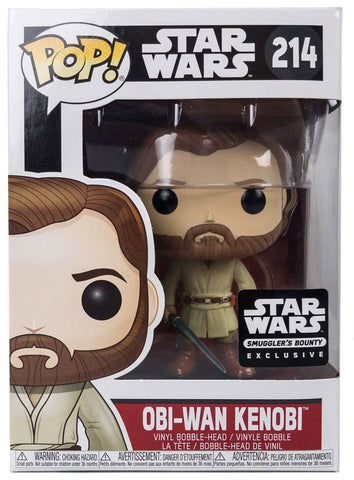 Obi-Wan Kenobi (Smuggler's Bounty Exclusive) #214 Star Wars Pop! Vinyl