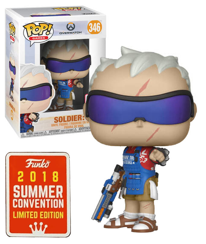 Soldier: 76 (2018 Summer) Overwatch Funko Pop! Vinyl