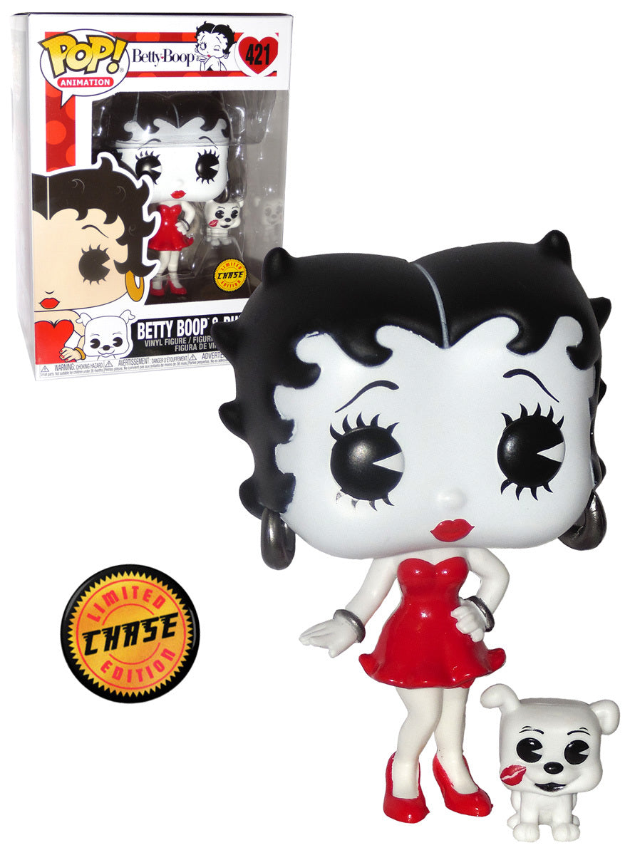 Betty Boop & Pudgy w/ chase #421 Betty Boop Pop! Vinyl