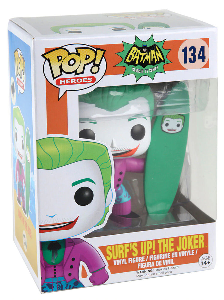 Surf's Up! The Joker #134 Batman Classic TV Series Pop! Vinyl