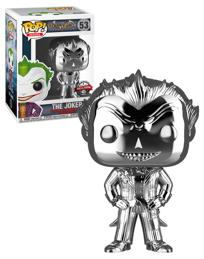 The Joker (Special Edition Chrome) #53 Batman Arkham Asylum Pop! Vinyl