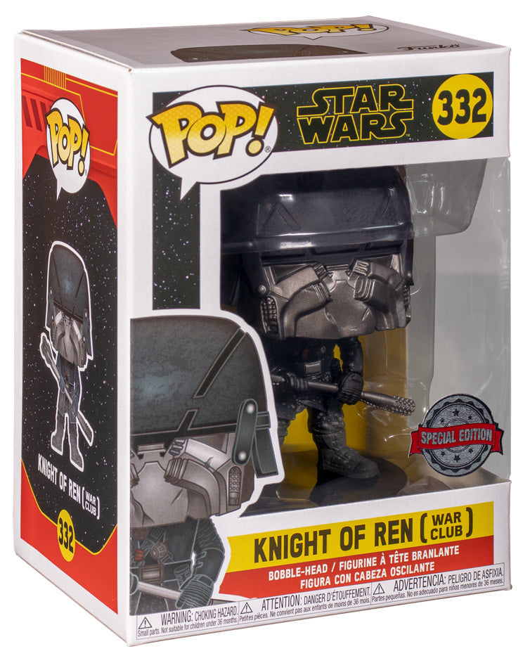 Knight of Ren (War Club) (Special Edition) #332 Star Wars Funko Pop! Vinyl