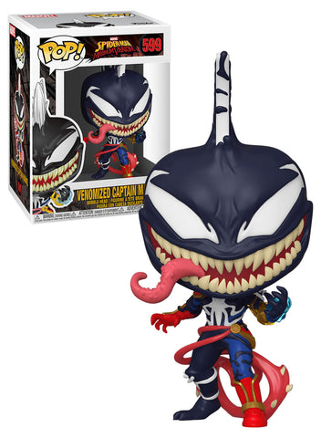 Venomized Captain Marvel #599 Marvel Spider-Man Maximum Venom Pop! Vinyl
