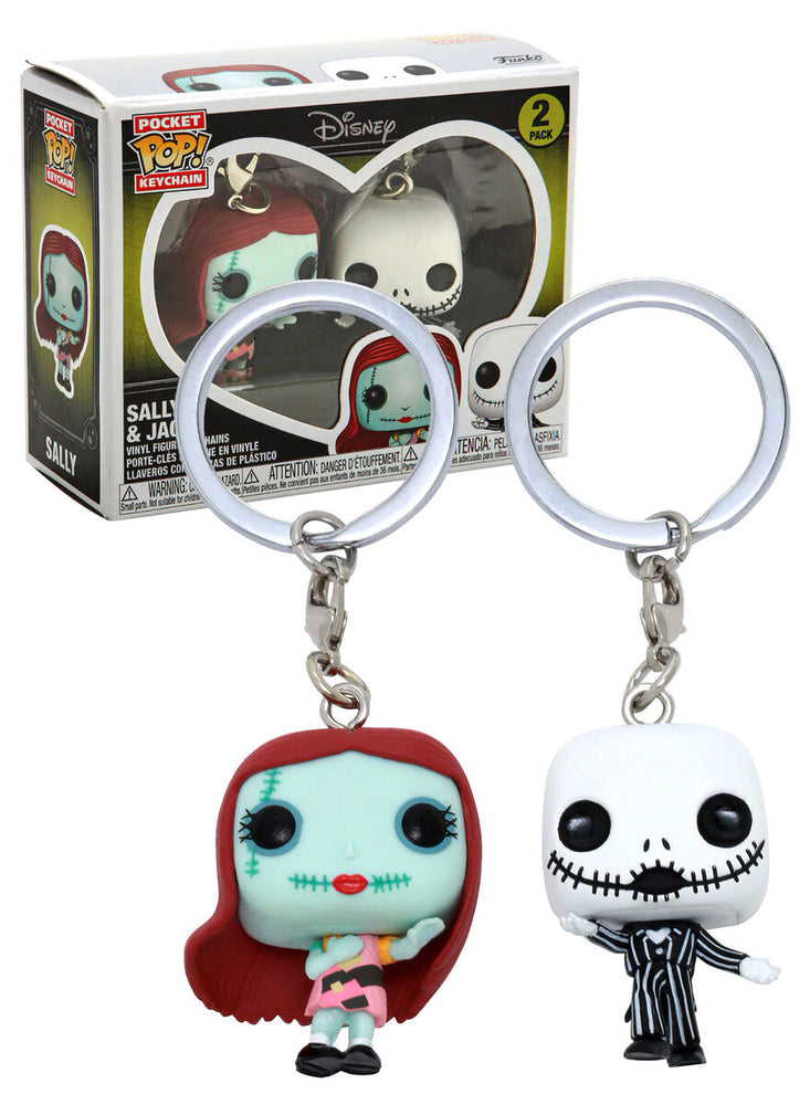 Sally & Jack (Special Edition) 2 Pack Keychain Pop! Vinyl