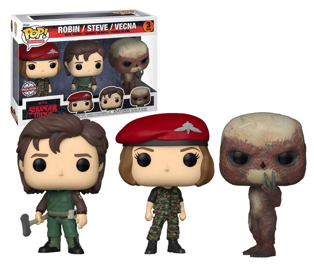 Robin/Steve/Vecna (Special Edition) #3 Pack Stranger Things Pop! Vinyl