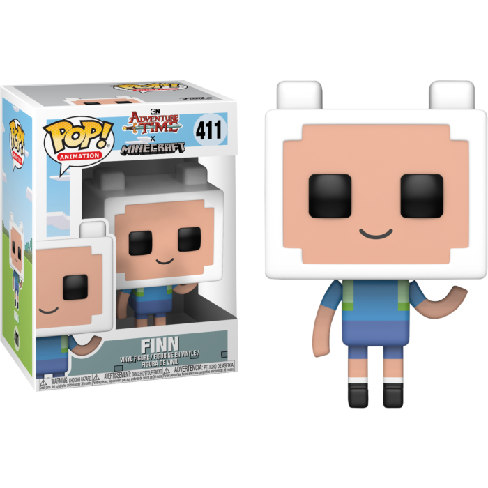 Finn #411 Adventure Time / Minecraft Pop! Vinyl