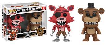 Foxy the Pirate with Freddy 2 Pack Five Nights at Freddy's Pop! Vinyl