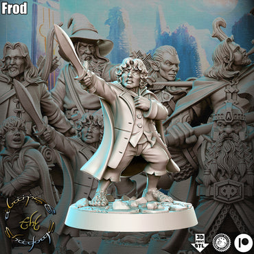 Frod - Against the Shadows - Green Wildling Miniatures