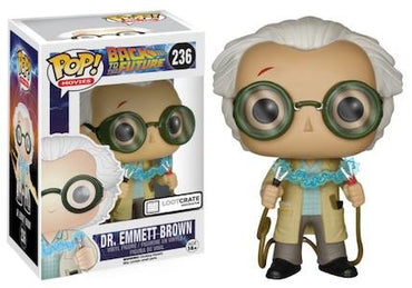 Dr. Emmett Brown (LootCrate) #236 Back to the Future Pop! Vinyl