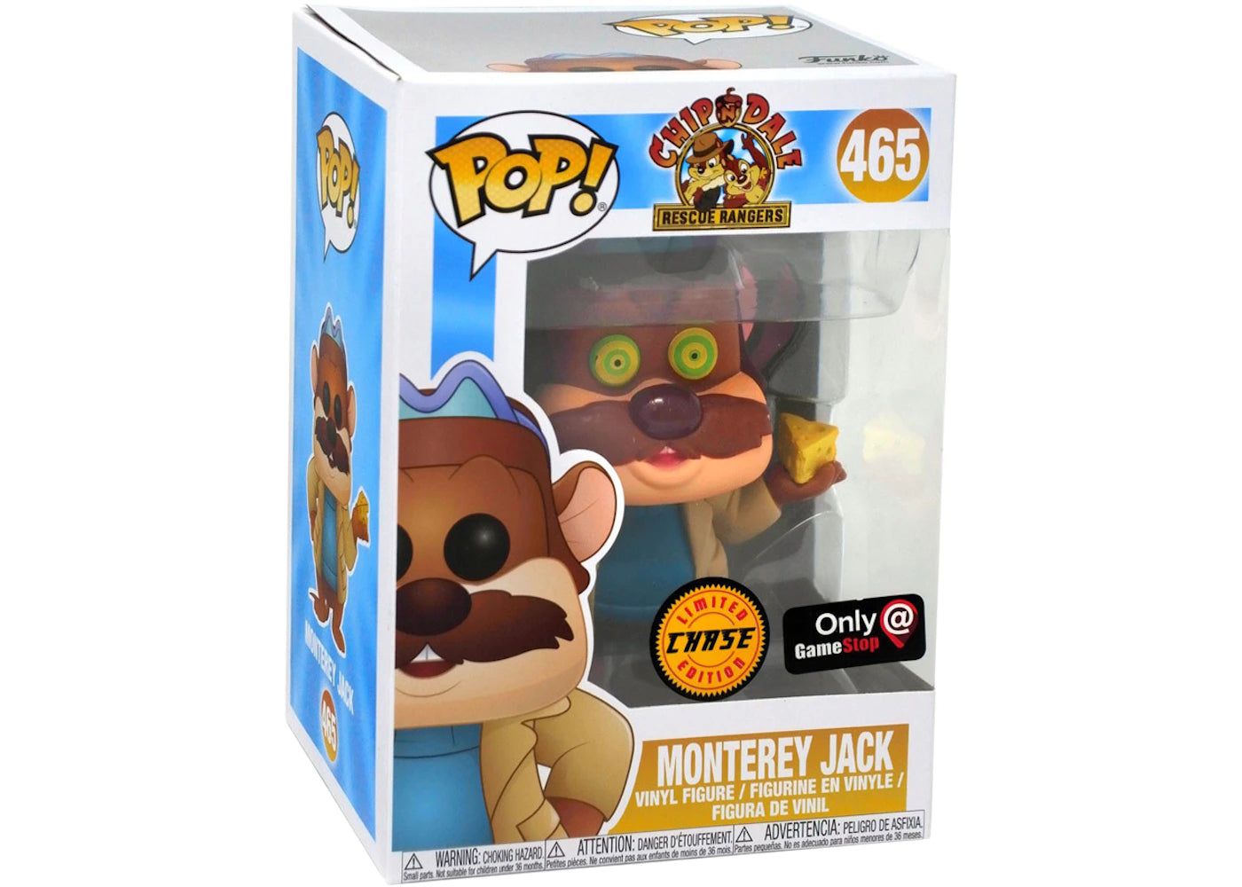 Monterey Jack (GameStop Exclusive) w/ chase #465 Chip N Dale Rescue Rangers Pop! Vinyl