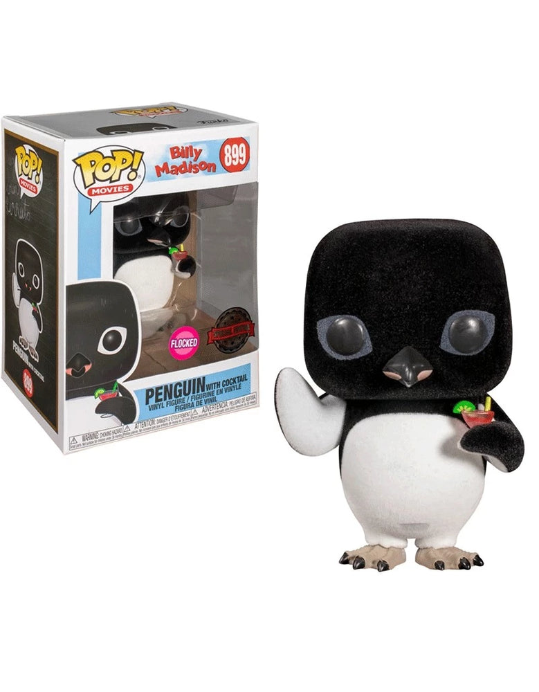 Penguin with Cocktail (Flocked Special Edition) #899 Billy Madison Pop! Vinyl