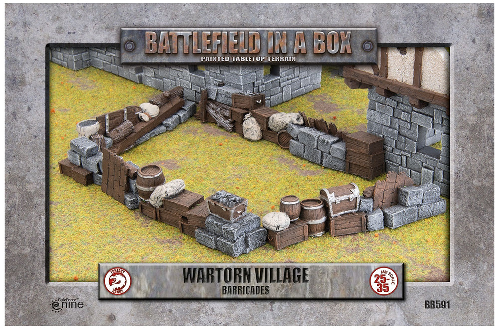 Battlefield in a Box: Wartorn Village - Barricades