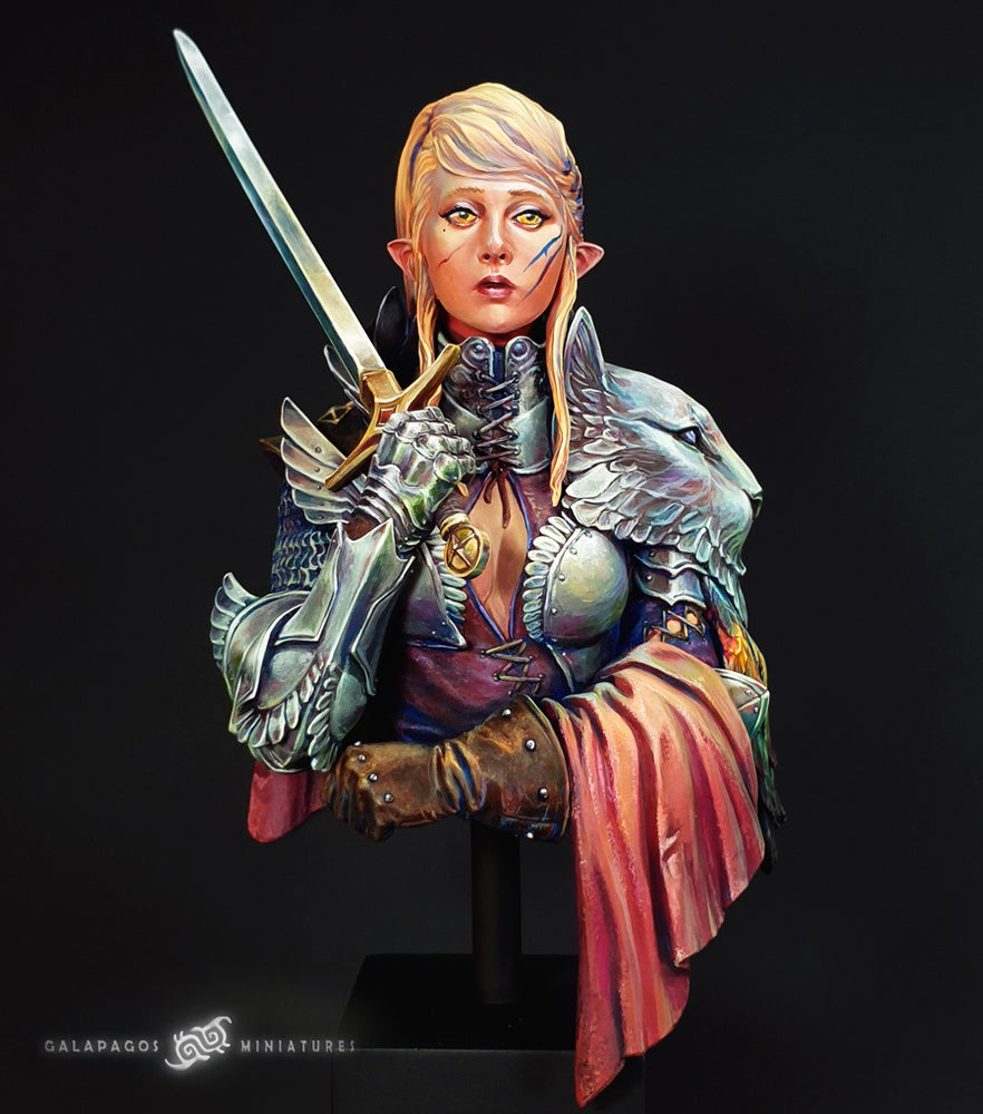 Alai 'The Templar's Atonement Bust by Galapagos Miniatures