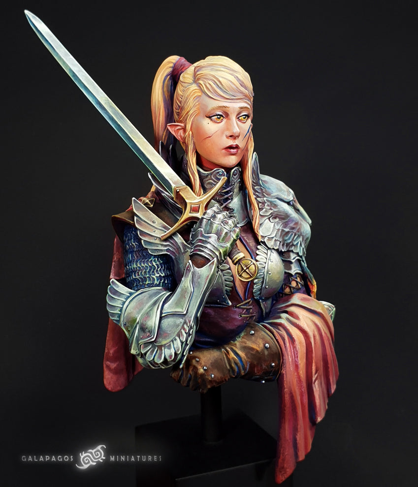 Alai 'The Templar's Atonement Bust by Galapagos Miniatures