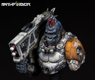 Silverback Enzo Bust by Galapagos Miniatures
