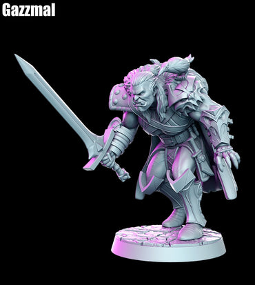 Gazzmal - A Witcher Contract D&D 3D Resin Printed 32mm Miniature - Green Wildling Miniatures SPECIAL ORDER
