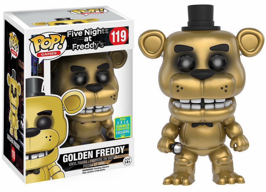 Golden Freddy (2016 Summer Convention) #119 Five Nights at Freddy's Pop! Vinyl