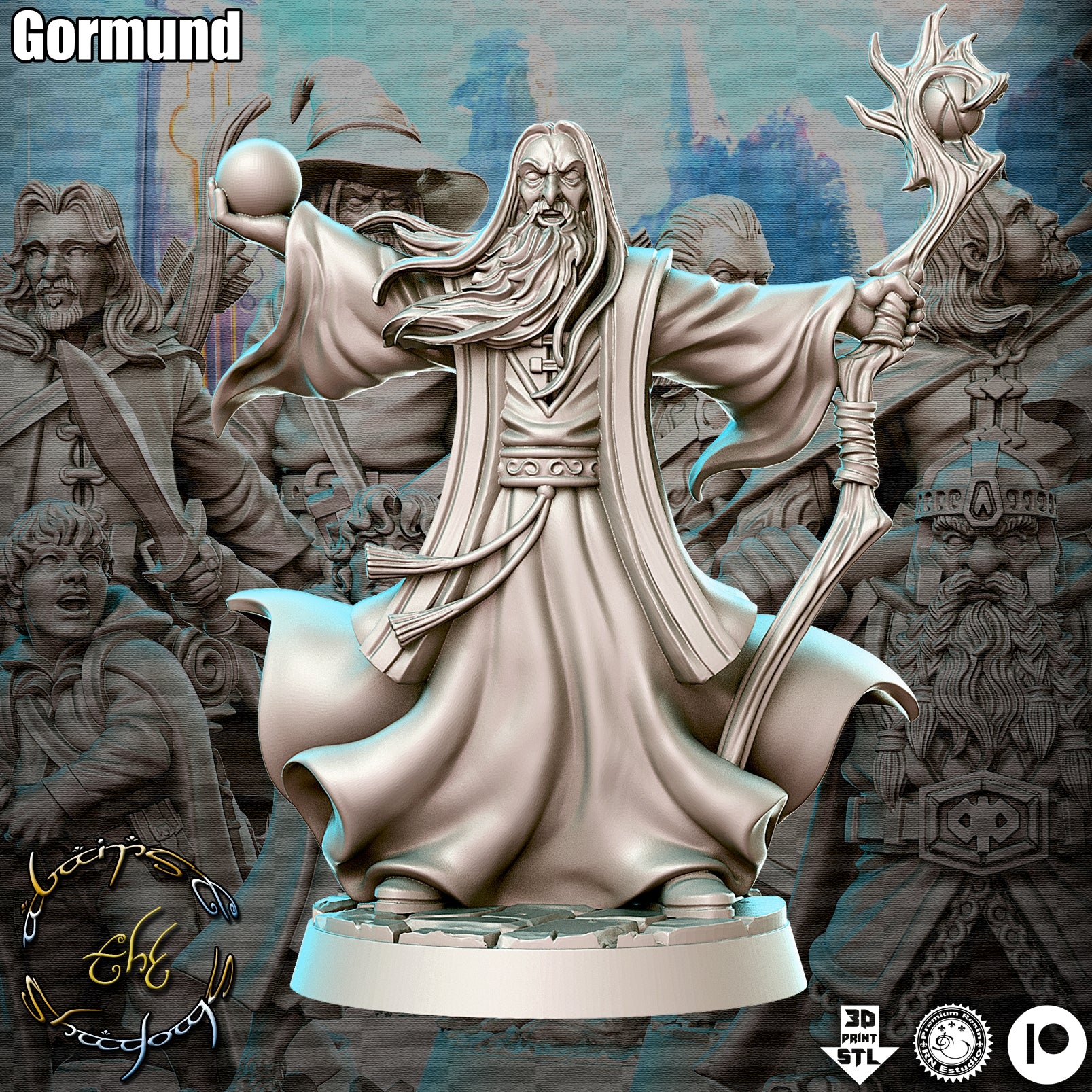 Gormund - Against the Shadows - Green Wildling Miniatures