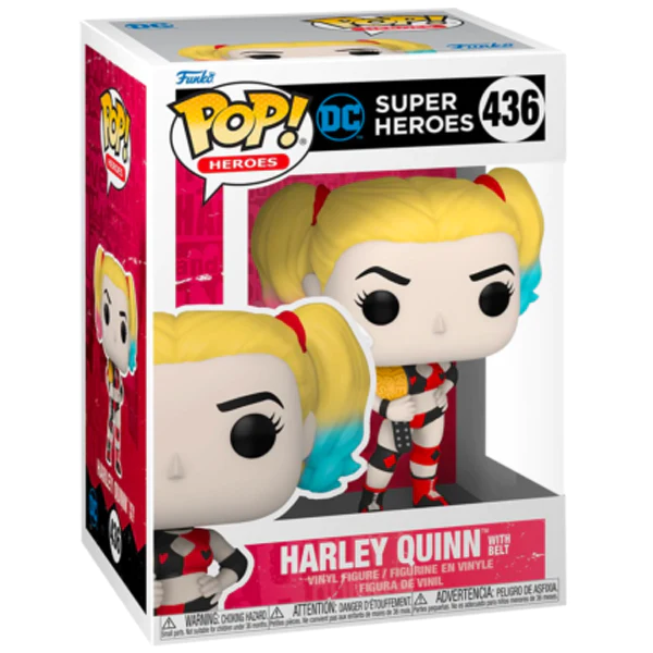 Harley Quinn with Belt #436 DC Super Heroes Pop! Vinyl