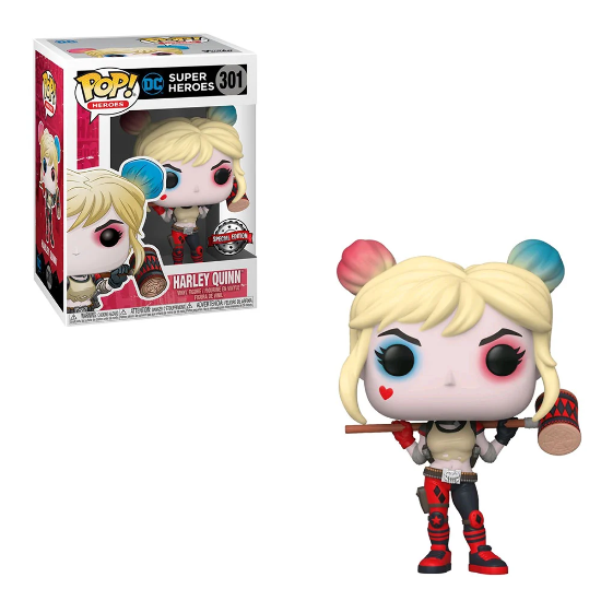 Harley Quinn with Mallet #301 US Exclusive DC Pop! Vinyl