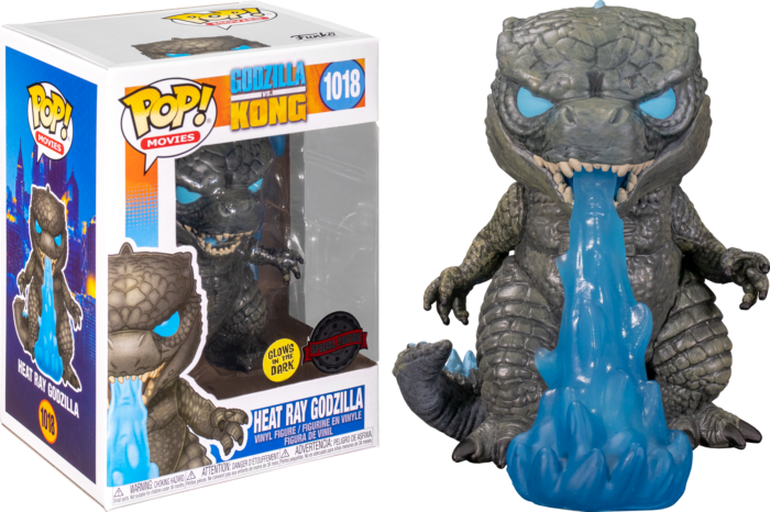 Godzilla Heat Ray Glow #1018 Godzilla vs Kong US Exclusive Pop! Vinyl