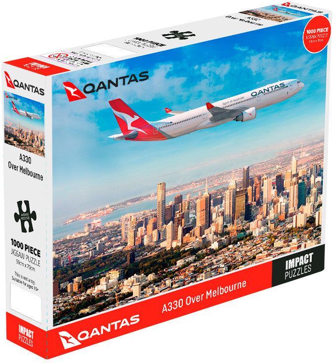 Impact Puzzle Qantas A330 Over Melbourne 1000 pieces