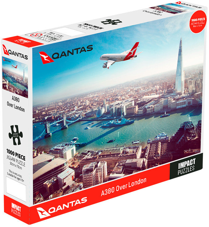 Impact Puzzle Qantas A380 Over London 1000 pieces