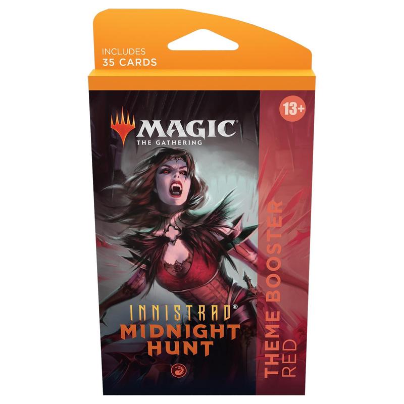 Magic Innistrad Midnight Hunt Theme Booster Pack - Red