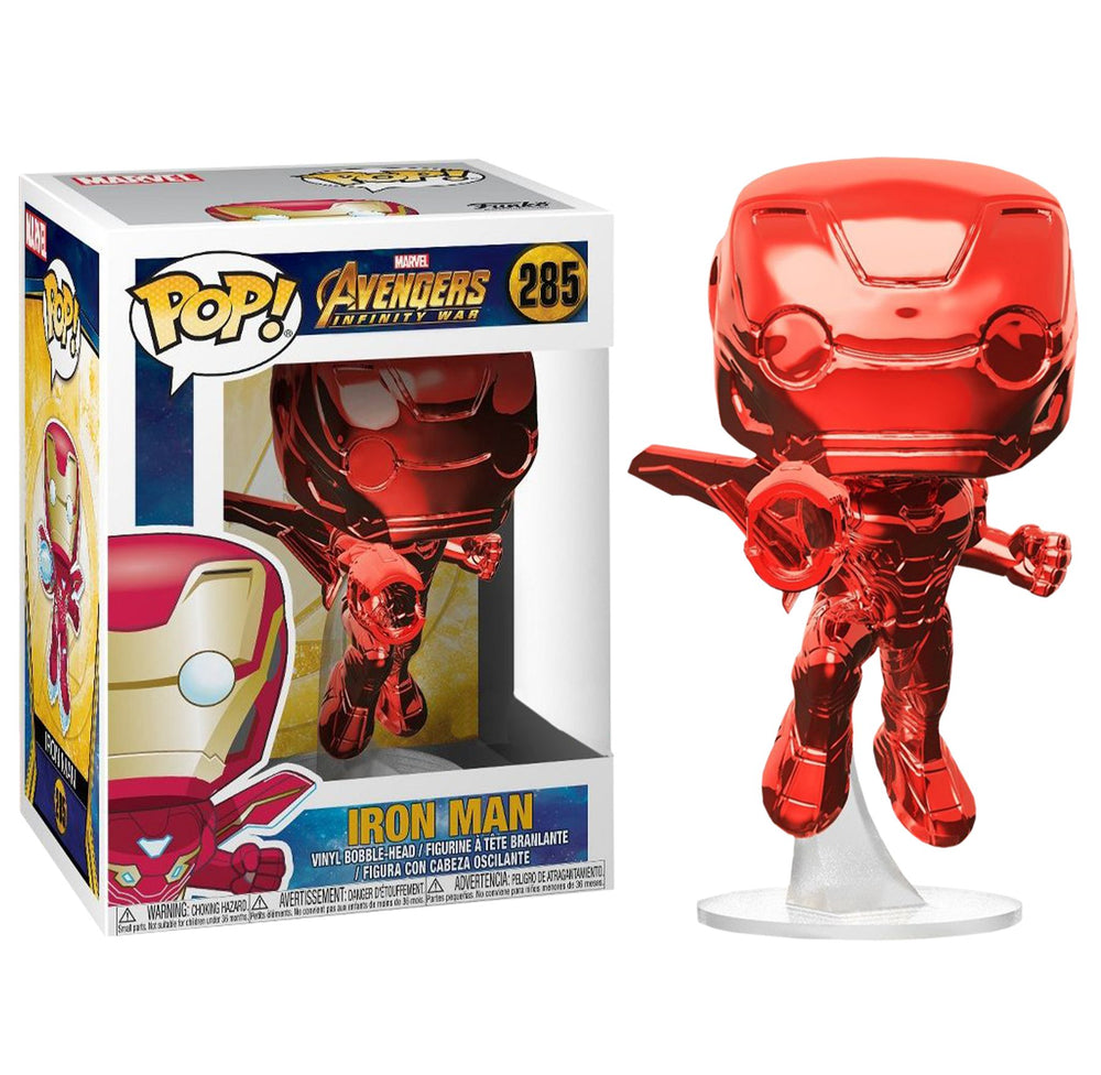 Iron Man (Red Chrome) #285 Avengers Infinity War Pop! Vinyl