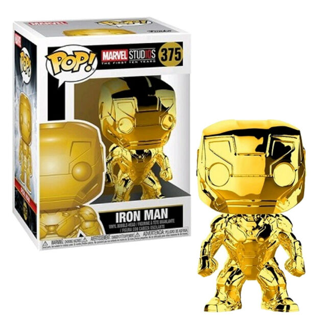 Iron Man (Chrome Gold) #375 Marvel Studios the First 10 Years Pop! Vinyl
